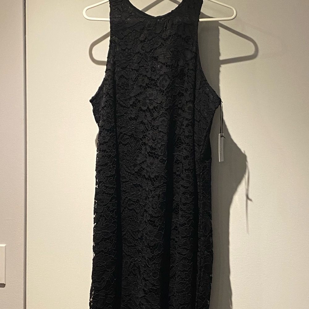 Lovers and friends black lace shift dress